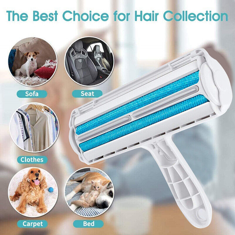pet hair removal roller uses
