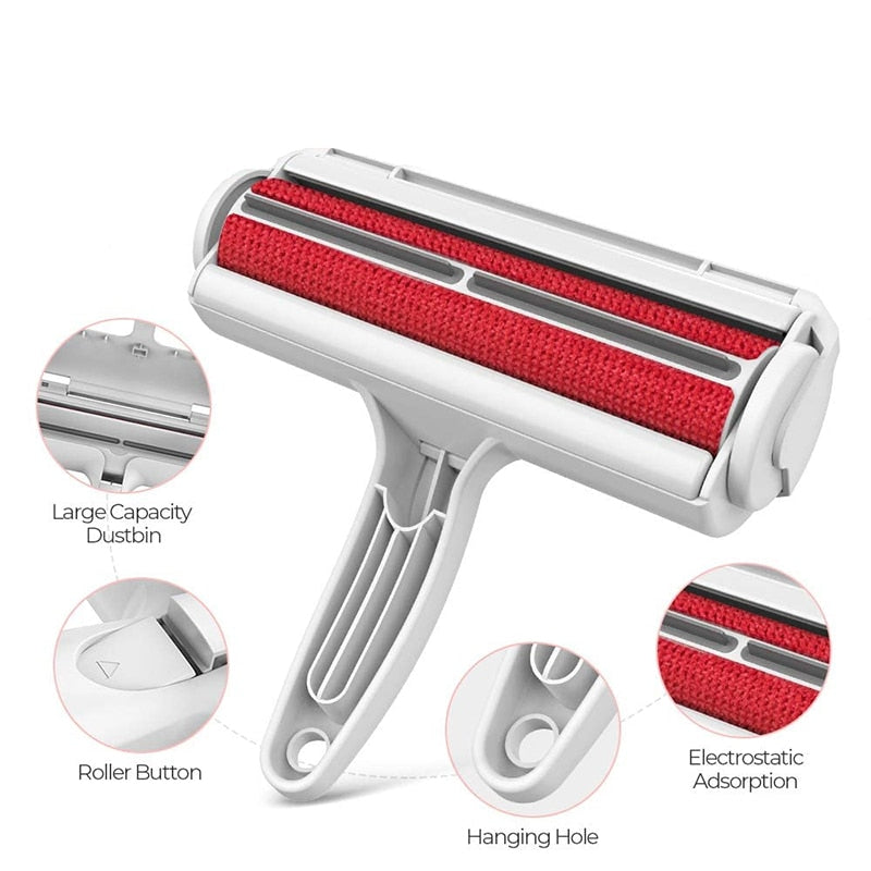 Pet Hair removal roller features 