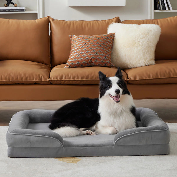 Orthopedic Dog Sofa Bed for Unparalleled Comfort - Comes with Removable Cover