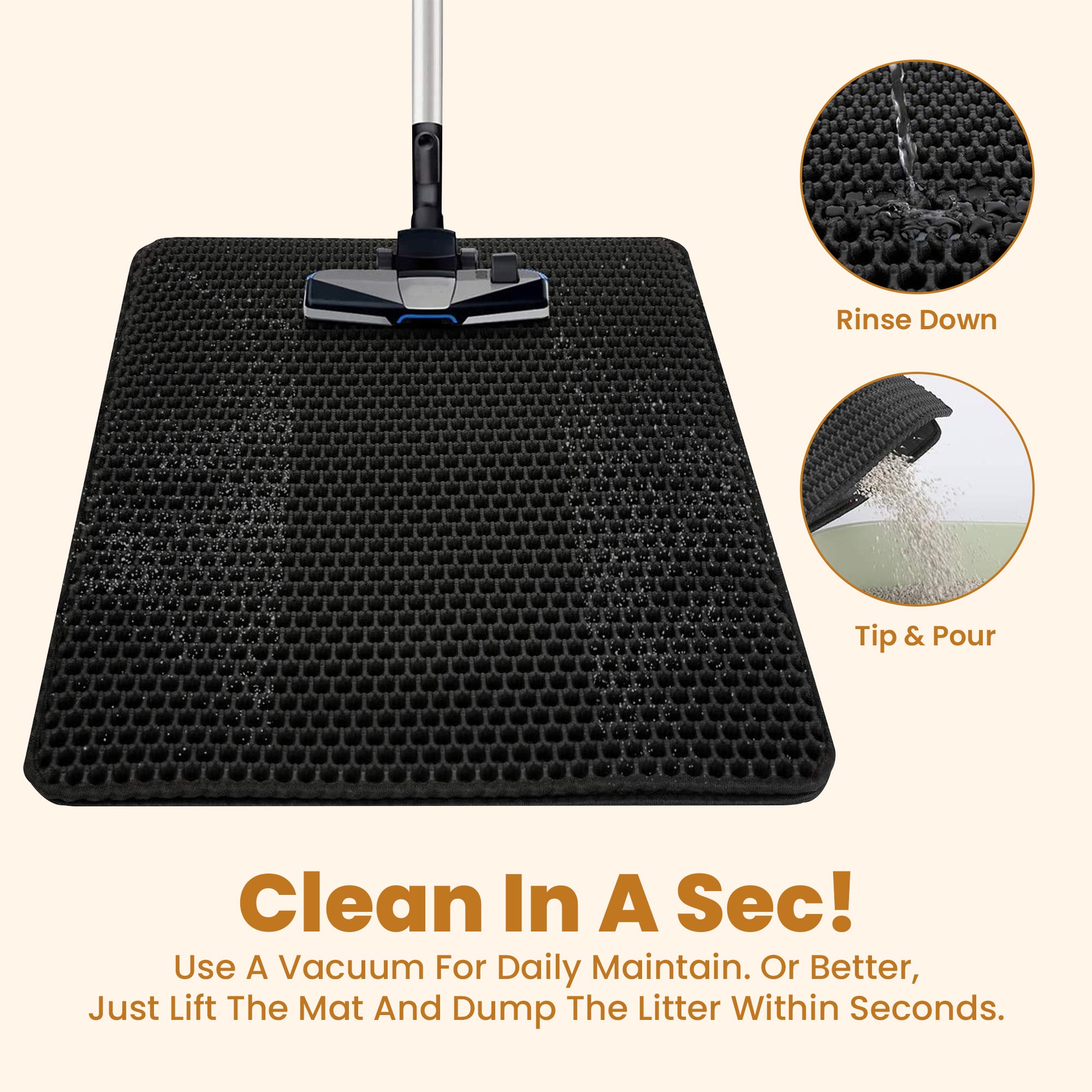 Waterproof Cat Litter mat - Keep your house Litter Free