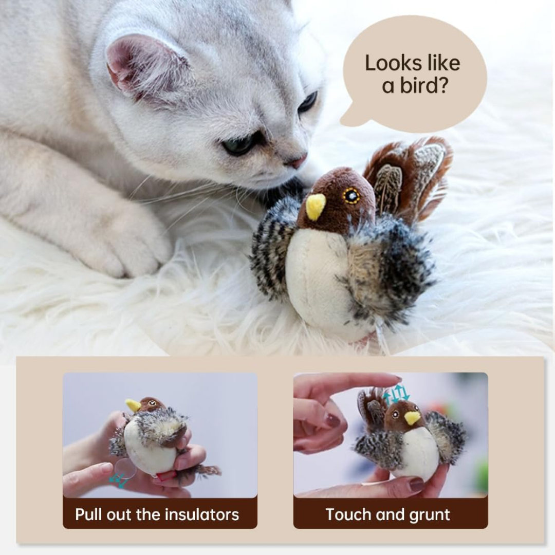 Chirping Bird Pet Toy