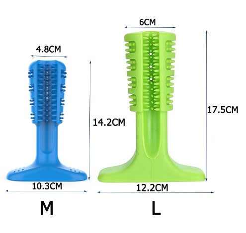 Indestructible Chew Toy for Aggressive Chewers - Teeth Cleaning and Interactive Play (2 in 1 Solution)