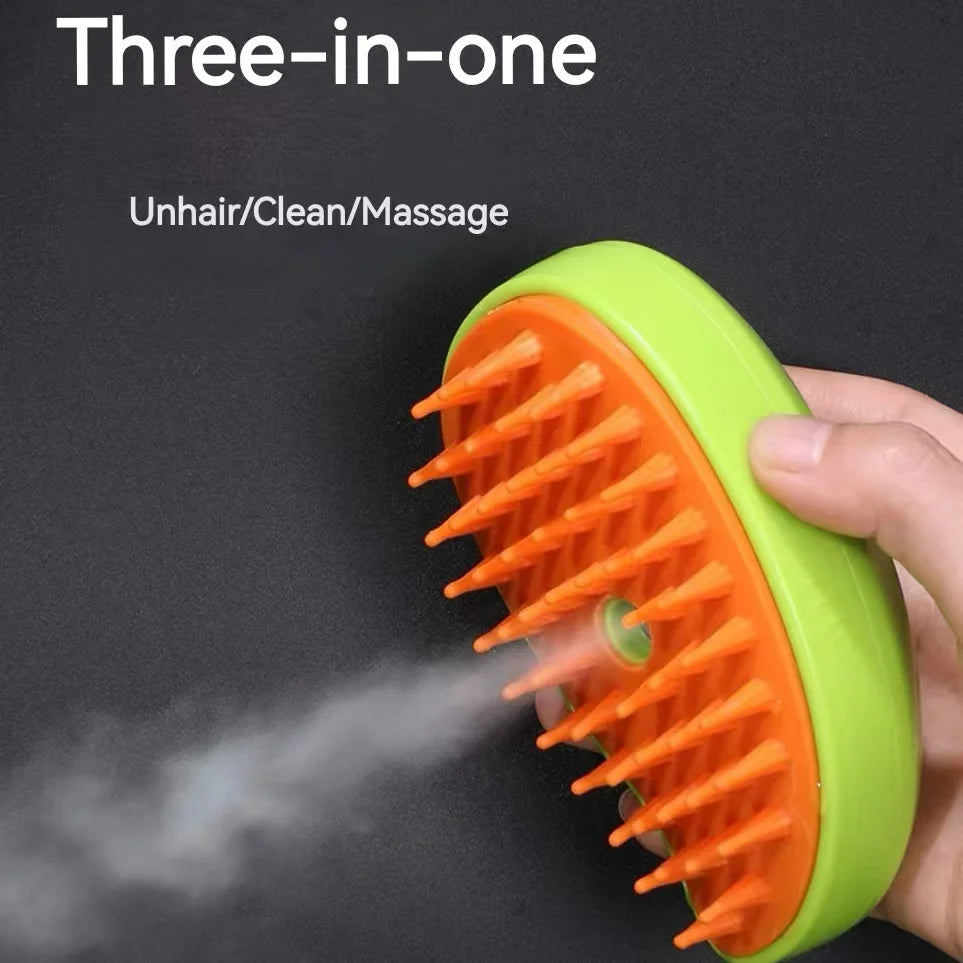 PET STEAM MASSAGE BRUSH / COMB