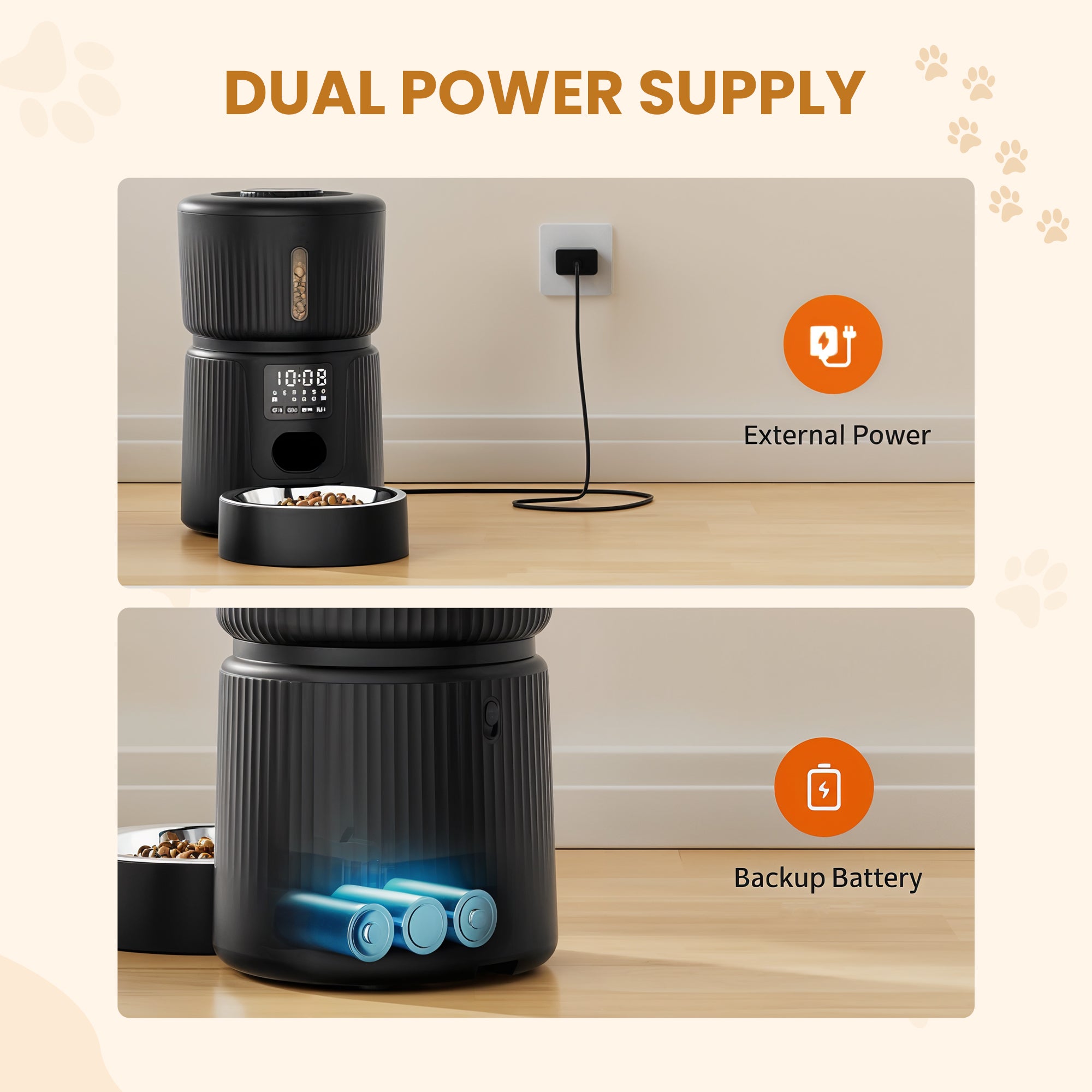Automatic Pet Feeder with Freshness Preservation