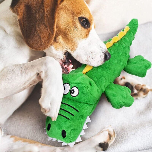 Squeaky Crocodile Chew Toy - Perfect for Puppy Playtime