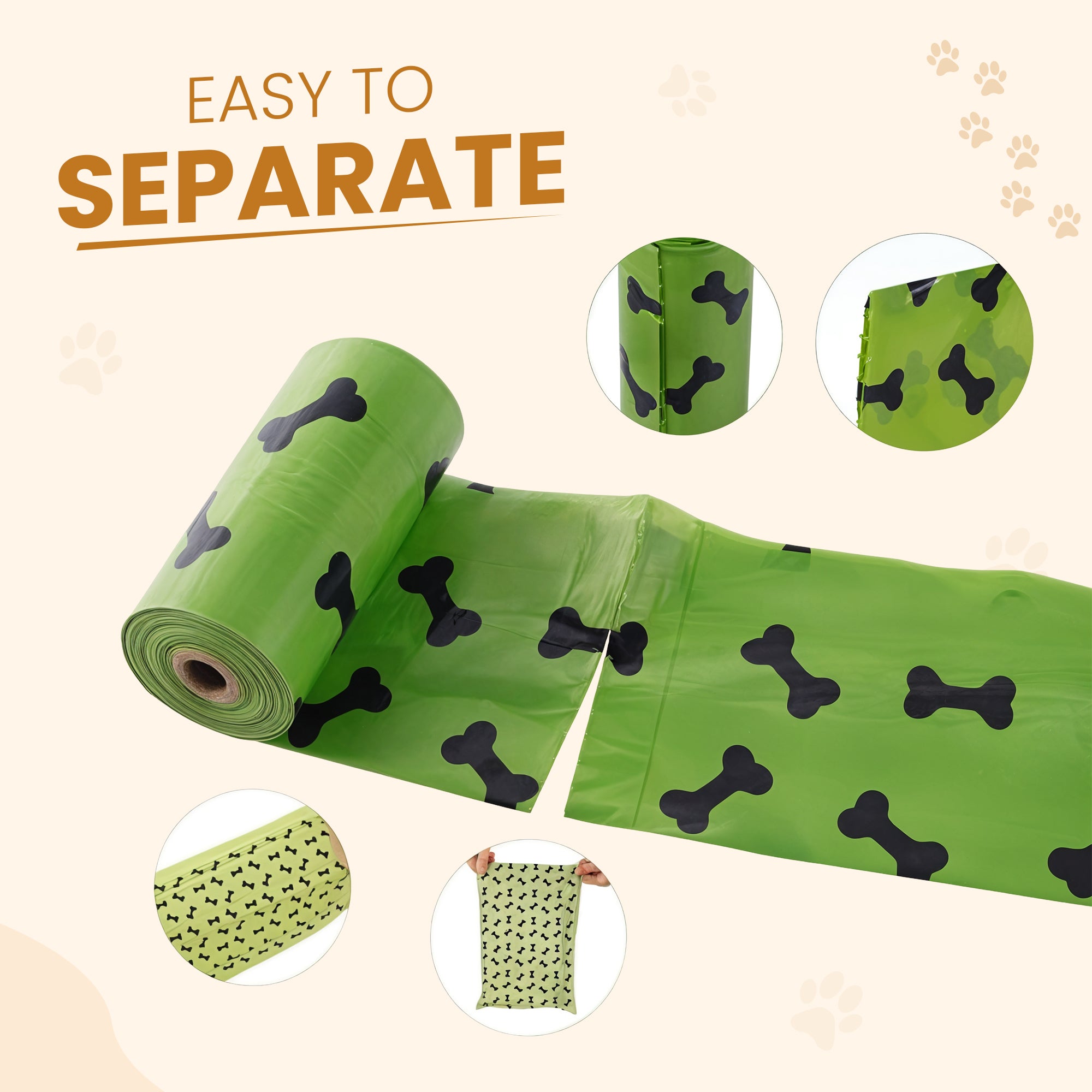 Biodegradable Dog Waste Bags - Leak-resistant design for a mess-free experience