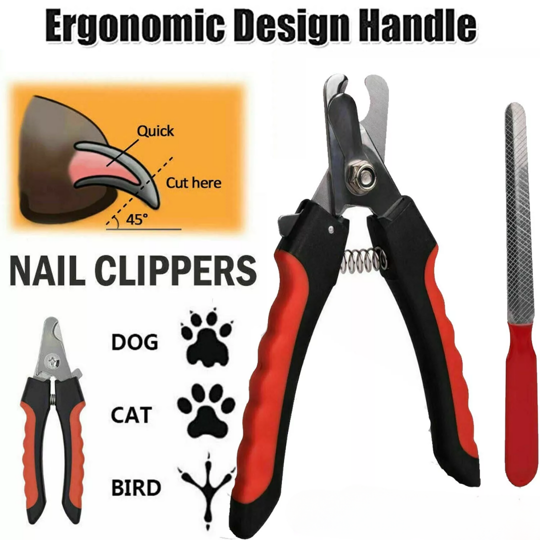 Pet Nail Clippers - Anti-slip handle for better grip
