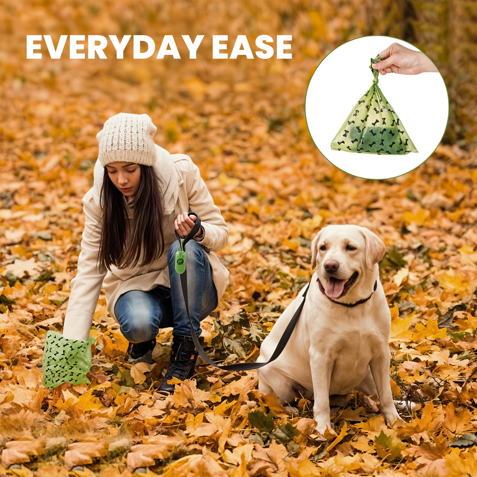 Biodegradable Dog Waste Bags - Leak-resistant design for a mess-free experience