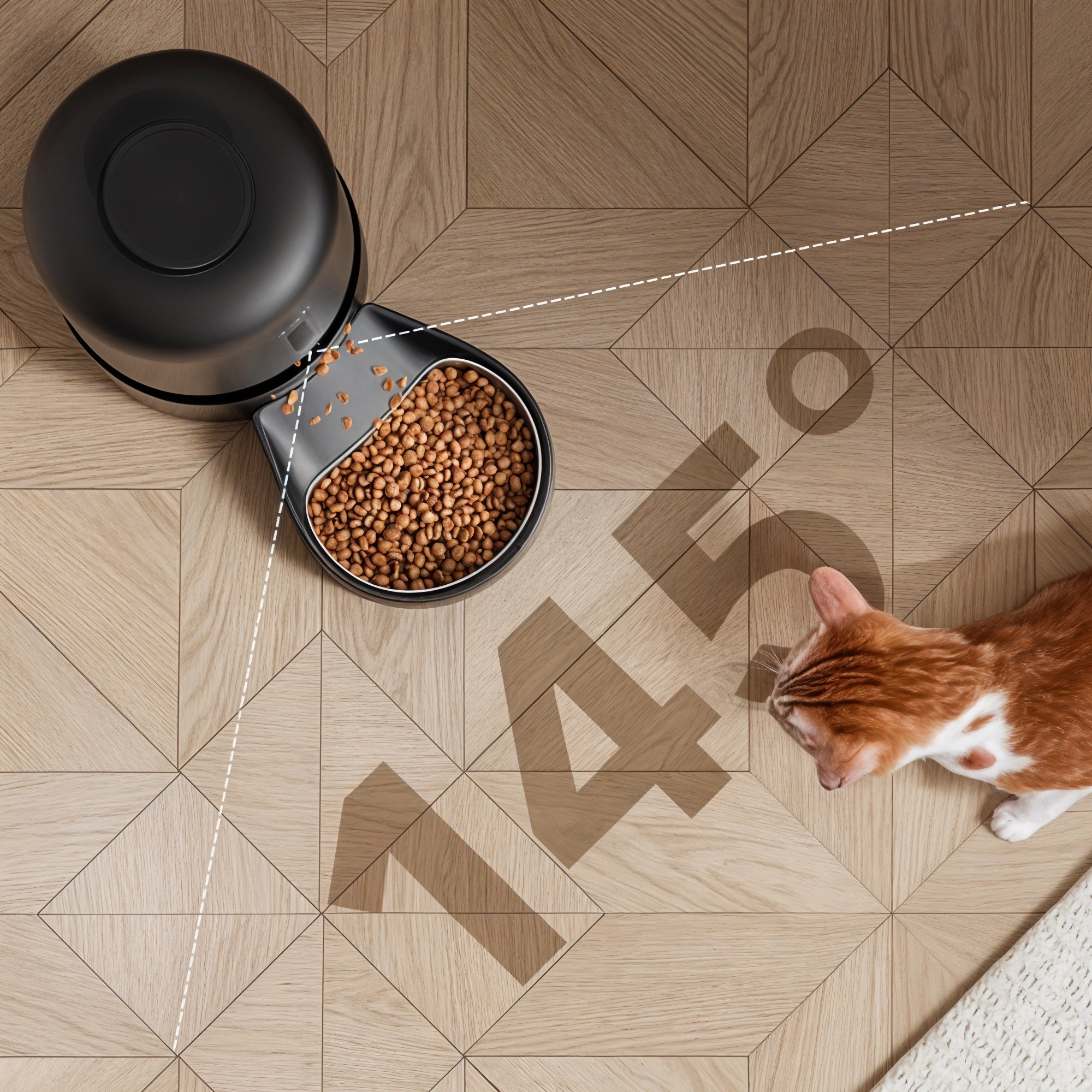 Automatic Pet Feeder with Freshness Preservation
