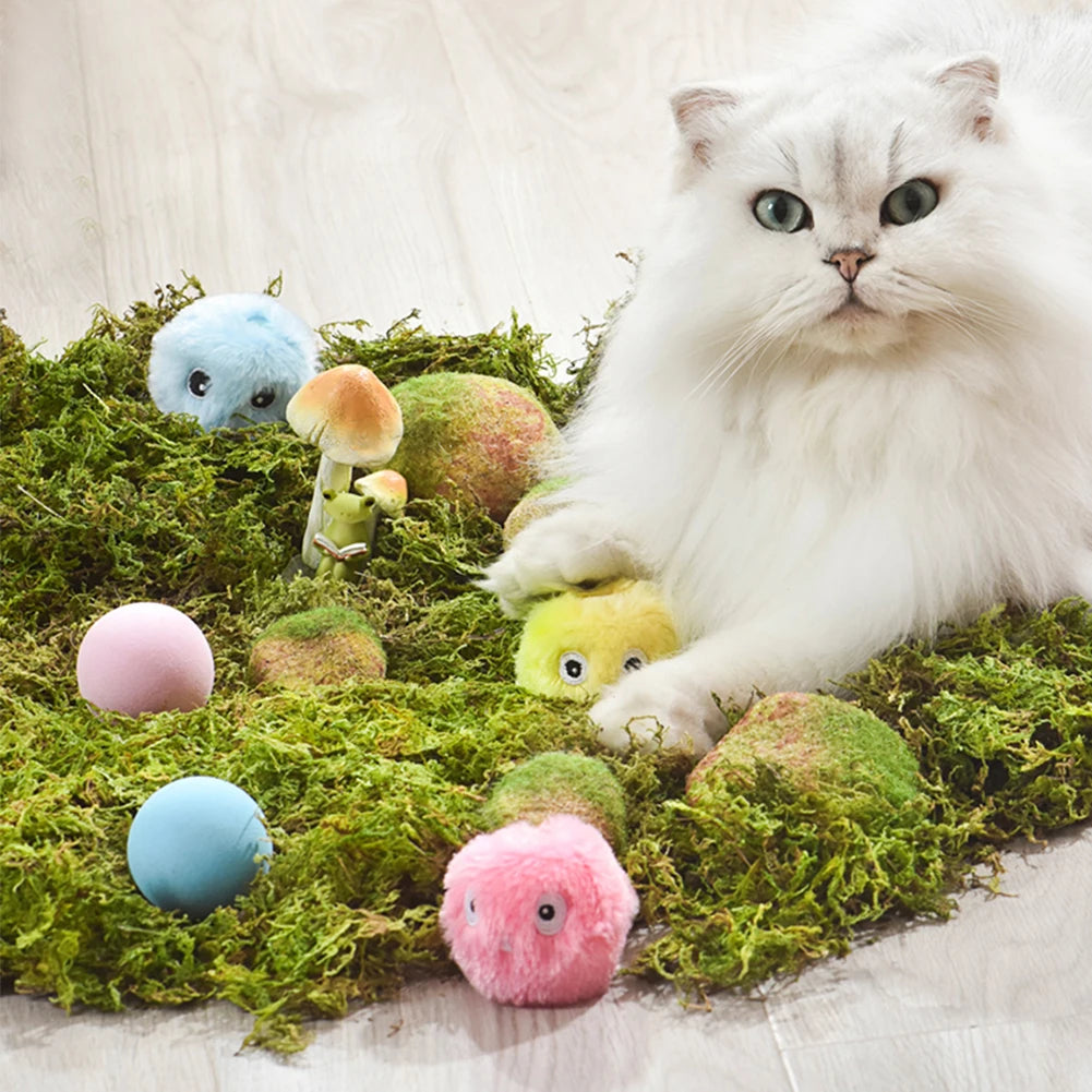 INTERACTIVE SMART PLUSH CAT BALL