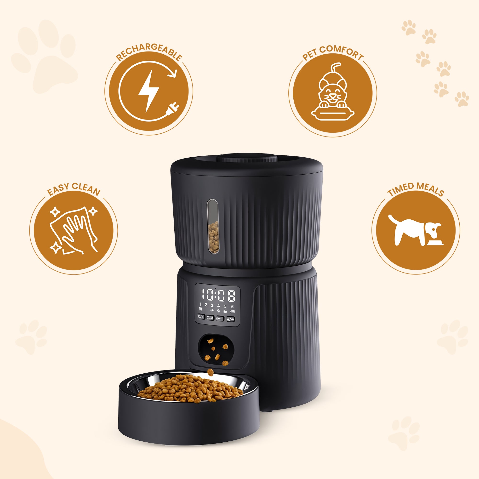 Automatic Pet Feeder with Freshness Preservation