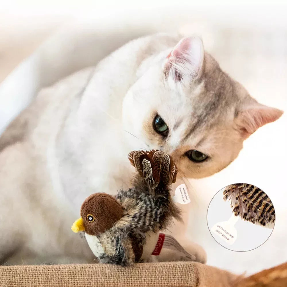 Chirping Bird Pet Toy
