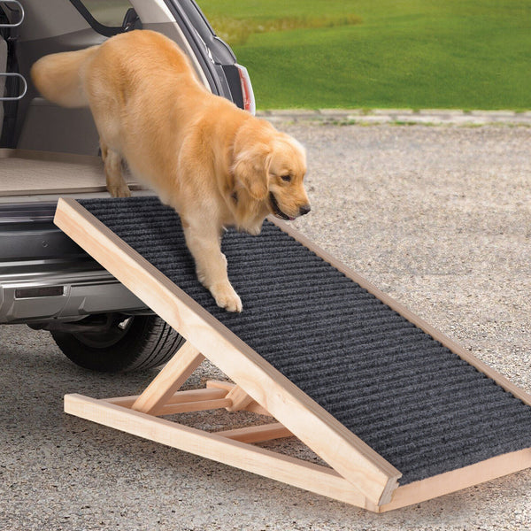 Adjustable Foldable Pet Ramp - Works for All Dogs
