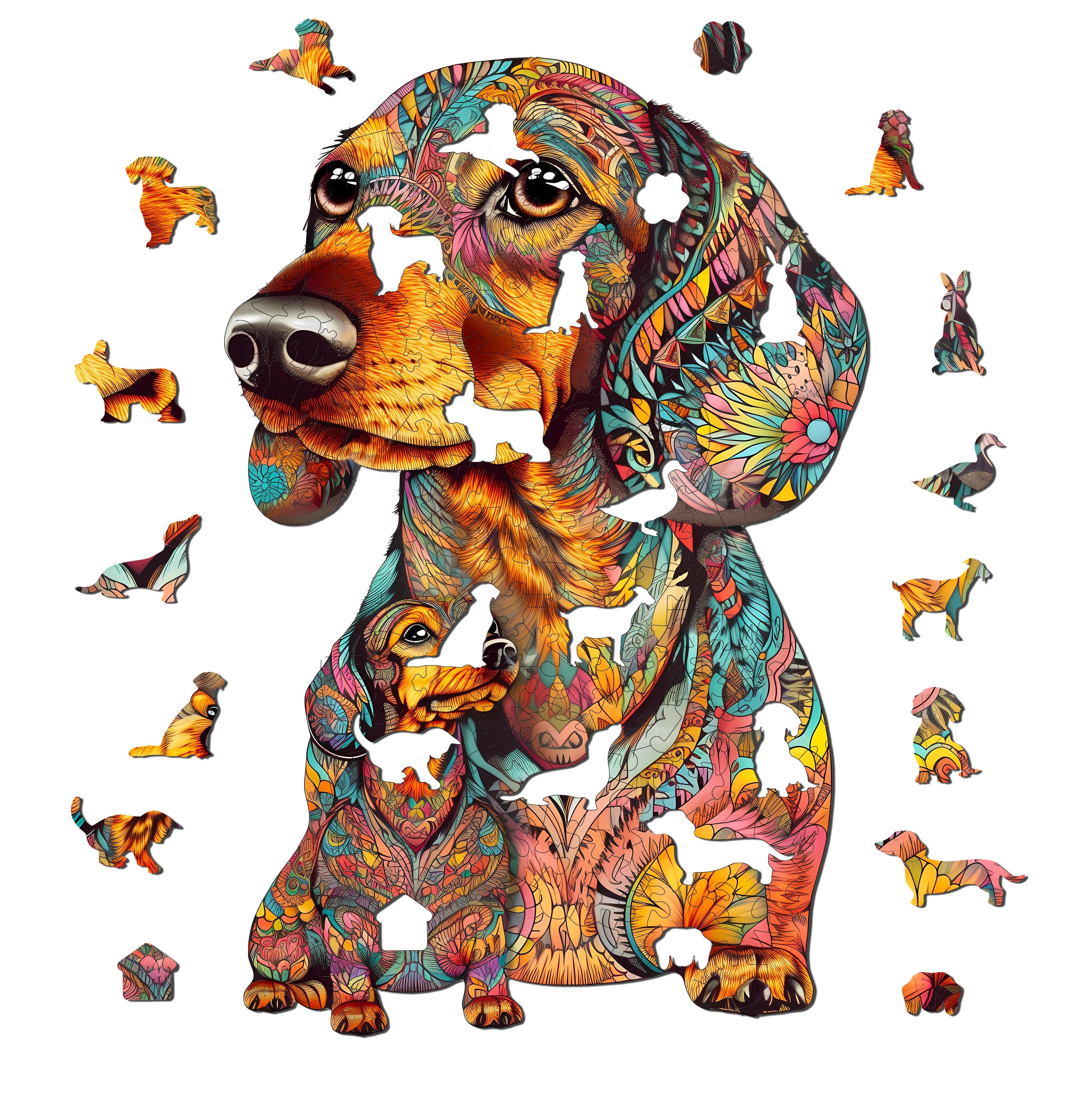 Dogs Jigsaw Wooden Puzzle