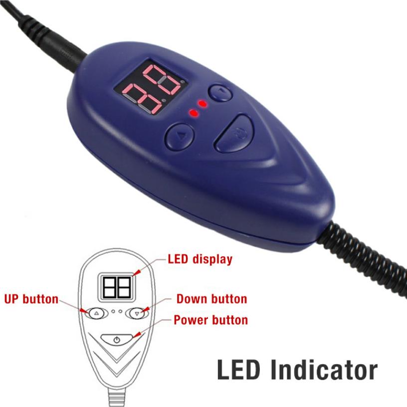 Led indicator of self heated pet bed 