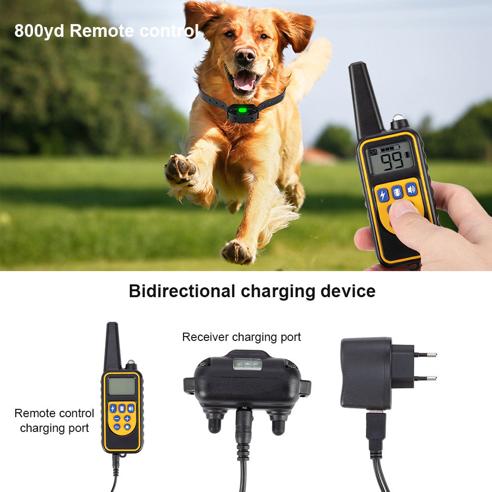 Bidirectional charging Electric Pet Training Collar