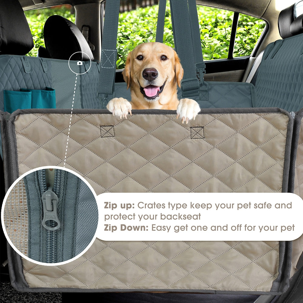 dog car seat cover with Mat Mesh and Waterproof 