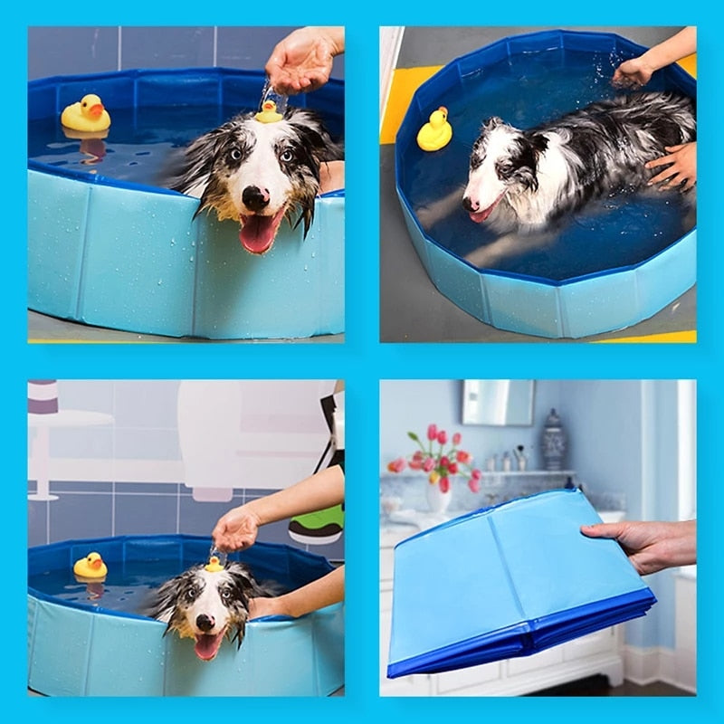 Outdoor portable dog swimming pool sales