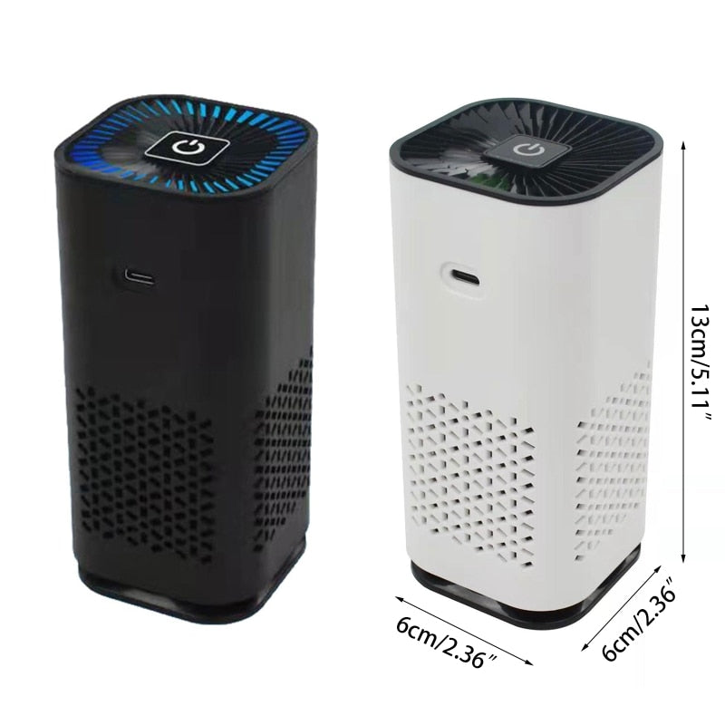 dimensions of mini indoor air purifier for pet smell