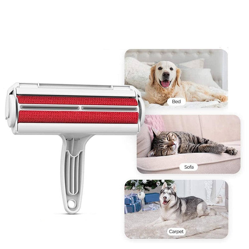 use of pet fur removal roller 