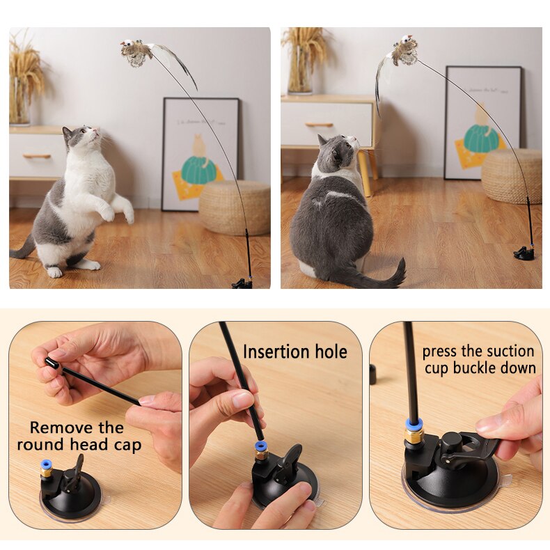 Interactive Bird Stimulation Cat Toy Set