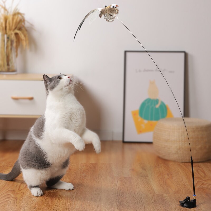 Interactive Bird Stimulation Cat Toy Set